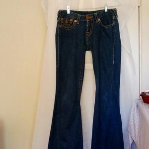 True Religion U Flared Jeans. Sz 27